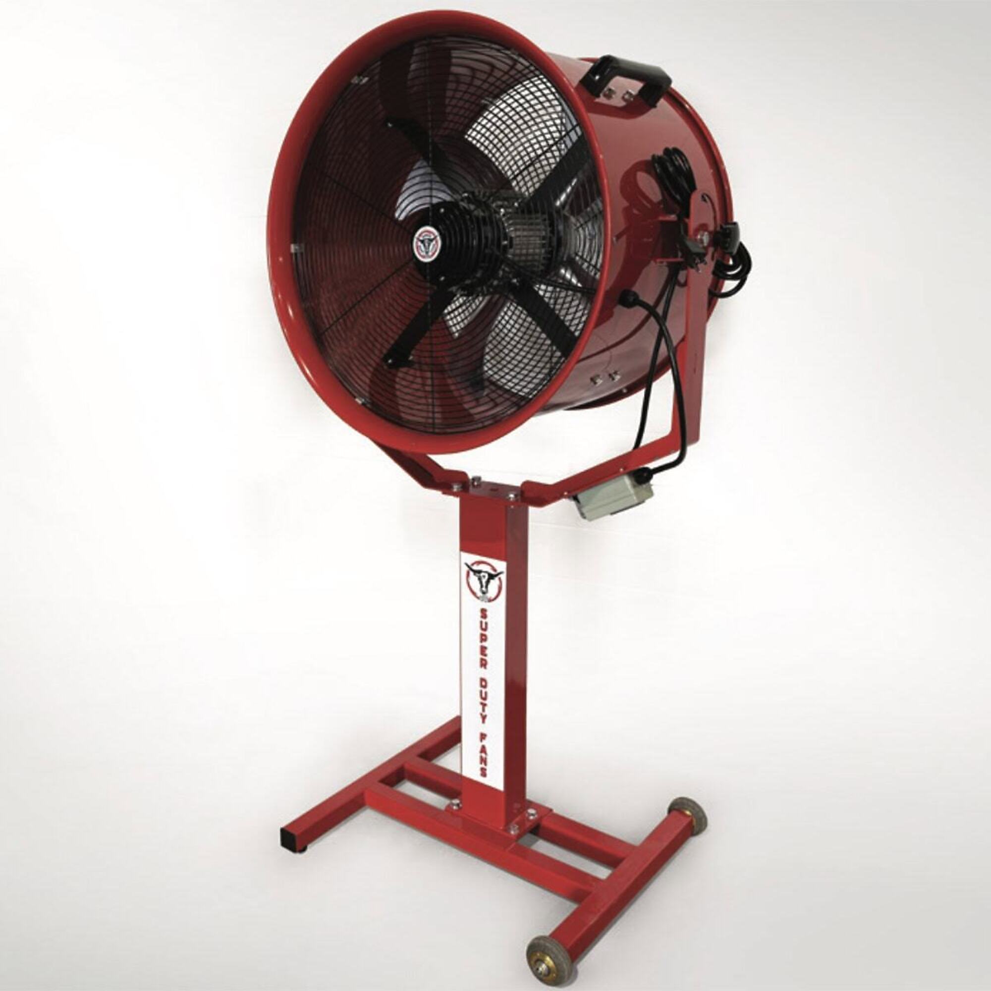 24" Pedestal Fan 1.25HP, 65DB,97LBS, 1120RPM